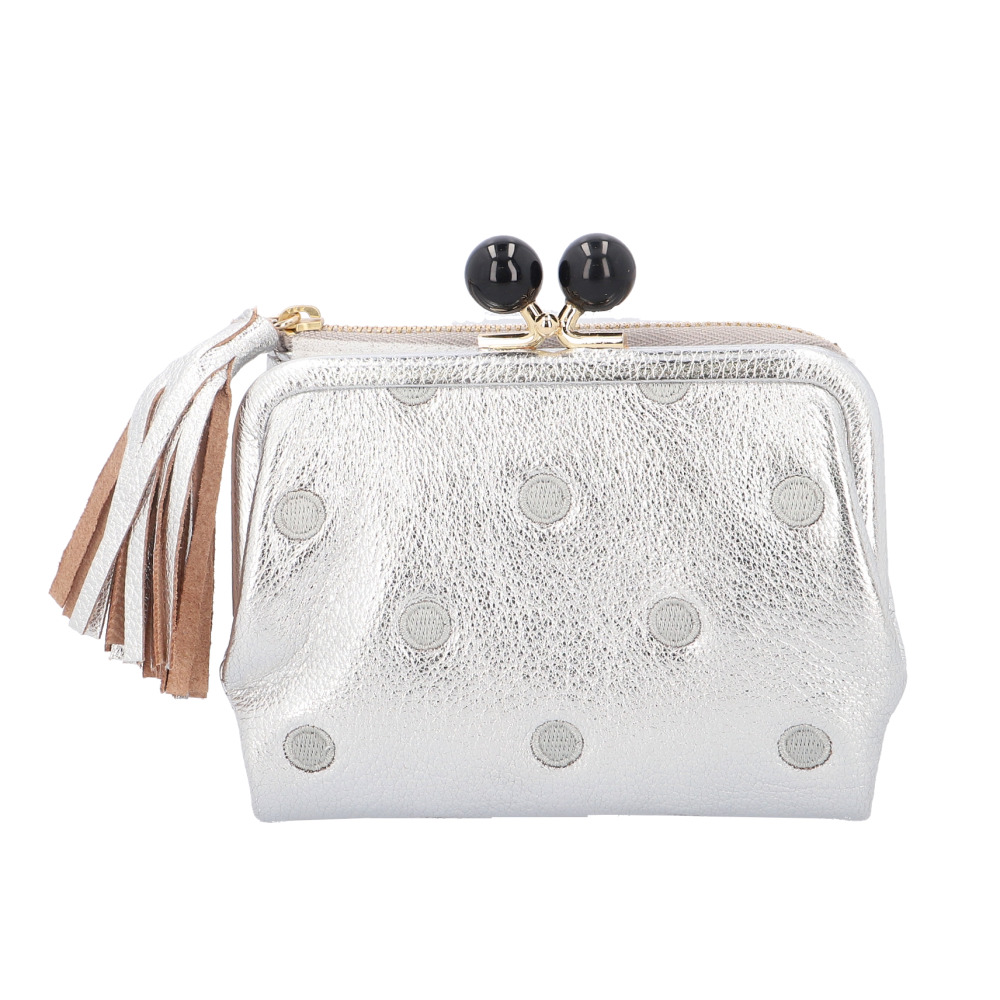 perché グレー 二つ折り財布 perché グレー 二つ折り財布