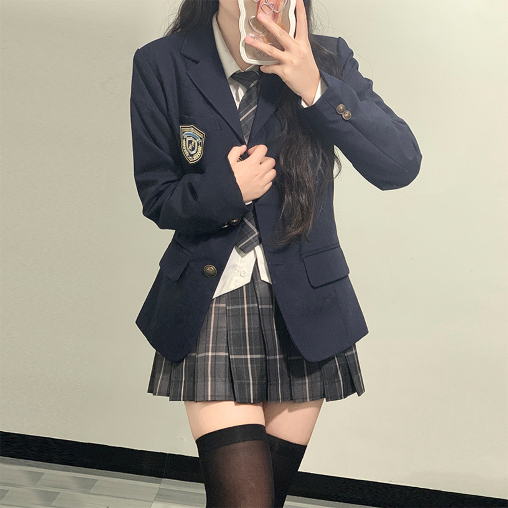 中学生　女子　制服 制服 ブレザー 女子 通販 学生服 スカート 制服上下セット 制服セットアップ 卒業式スーツ女子 小学校 卒業式 スーツ 女の子 中学生 高校生  5点セット : BACKYARD FAMILY バッグタウン - 通販 - Yahoo!ショッピング