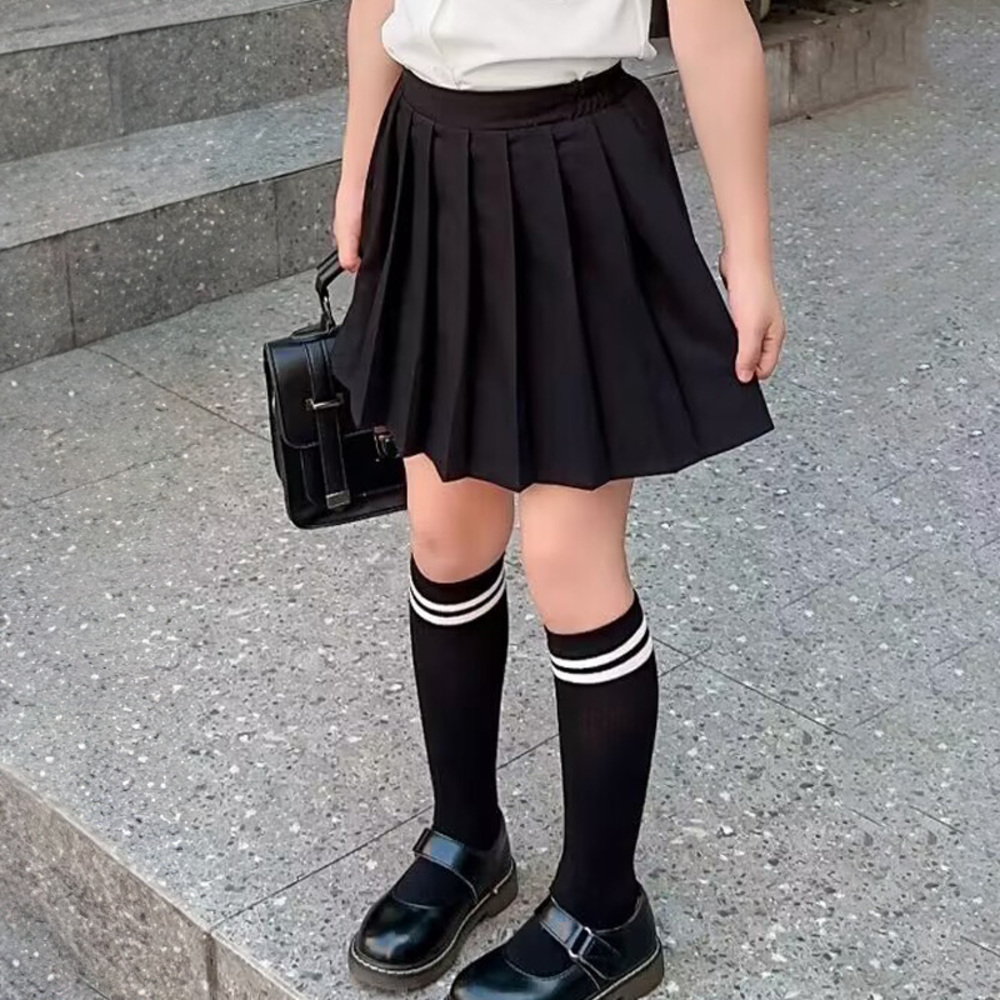 プリーツスカート ミニ 女の子 無地 通販 プリーツ スカート