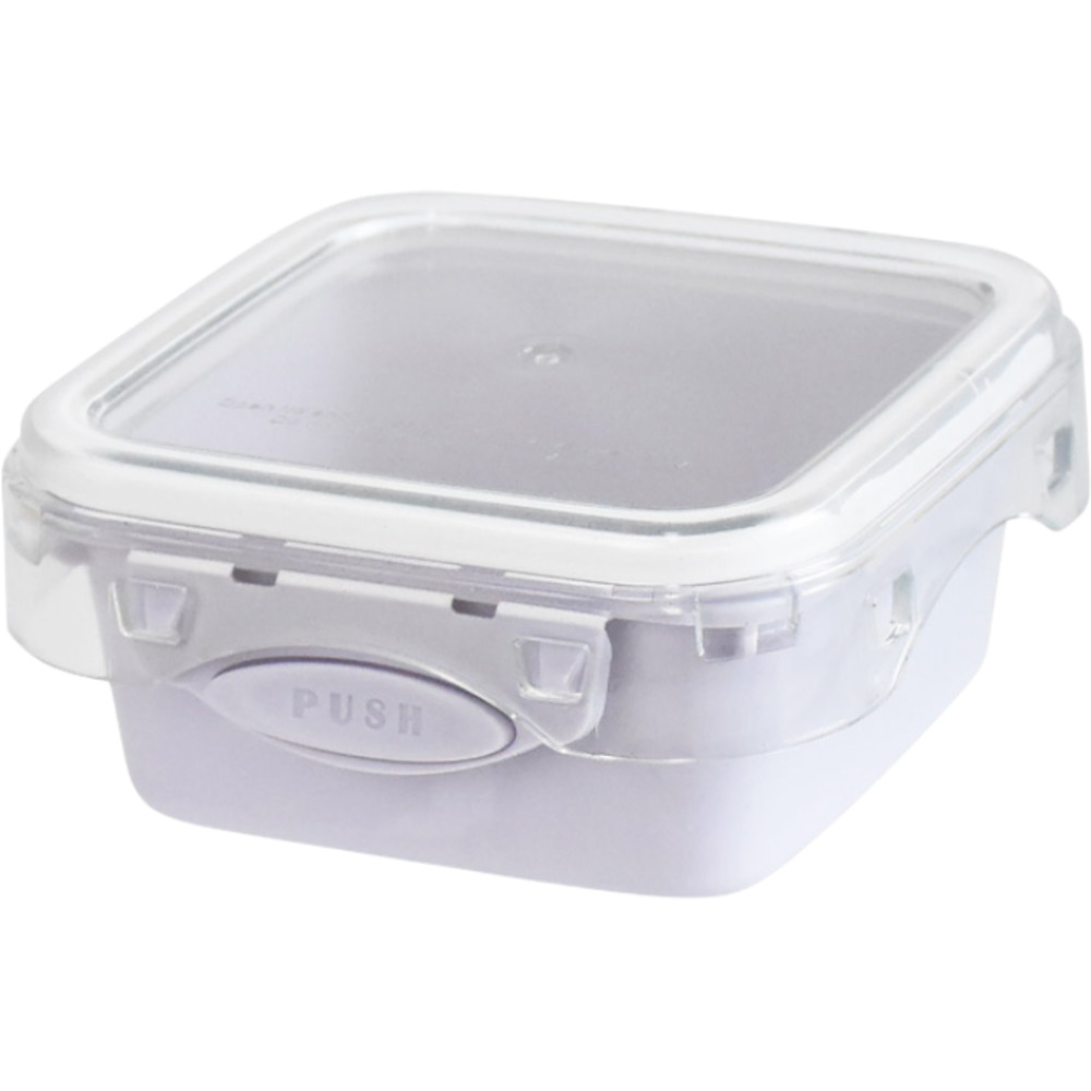 push&push ランチボックス 230ml 通販 弁当箱 お弁当箱 デザートケース フードコンテナ 保存容器 1段 一段 ワンプッシュ おしゃれ 本体のみ 電子レンジ対応 |  | 04