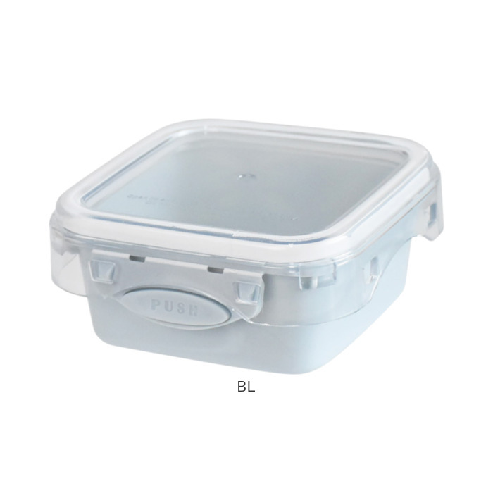 push&push ランチボックス 230ml 通販 弁当箱 お弁当箱 デザートケース フードコンテナ 保存容器 1段 一段 ワンプッシュ おしゃれ 本体のみ 電子レンジ対応 |  | 14