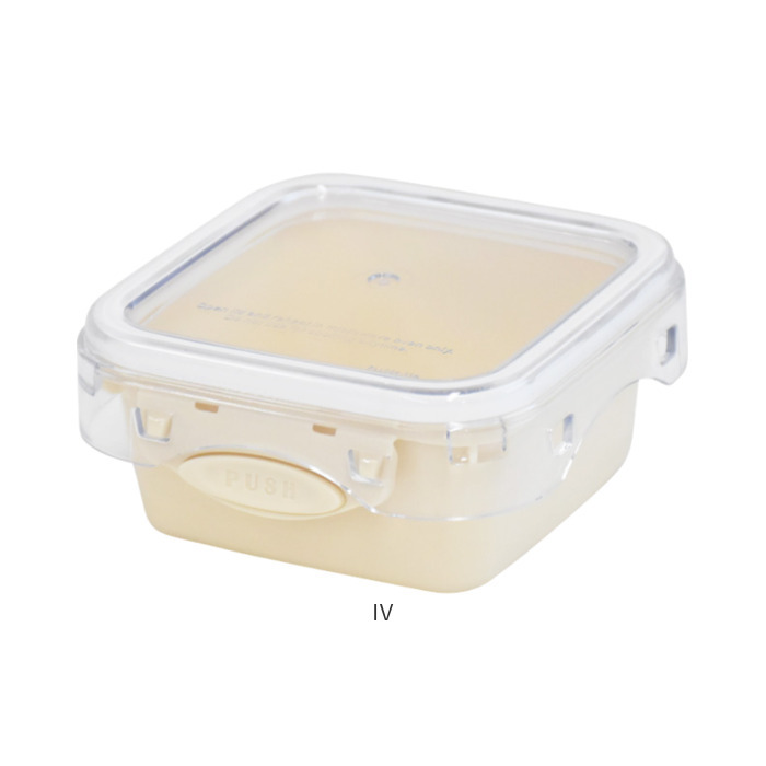 push&push ランチボックス 230ml 通販 弁当箱 お弁当箱 デザートケース フードコンテナ 保存容器 1段 一段 ワンプッシュ おしゃれ 本体のみ 電子レンジ対応 |  | 13