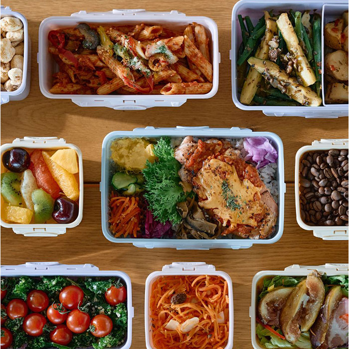 push&push ランチボックス 400ml 通販 弁当箱 お弁当箱 おかず入れ フードコンテナ 保存容器 1段 一段 ワンプッシュ おしゃれ 本体のみ 電子レンジ対応 |  | 17