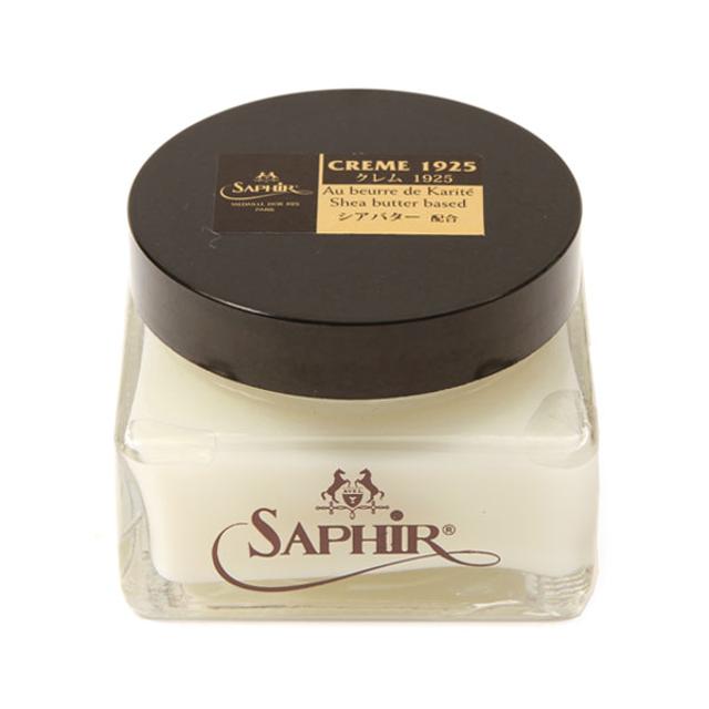 サフィール 革 クリーム サフィールノワール SAPHIR Noir クレム 1925 CREME 1925 靴クリーム 靴磨き 油性クリーム｜backyard-1｜03