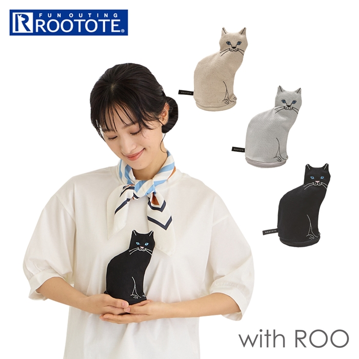 Yahoo! Yahoo!ショッピング(ヤフー ショッピング)ルートート ROOTOTE バッグ 1117 通販 ポーチ レディース 大きめ ねこ 猫 ブランド 小物入れ ペンケース メガネケース 軽量 軽い 綿 コットン おしゃれ