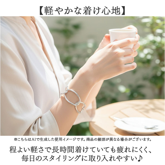 バングル レディース 太め 通販 オープンバングル ブレスレット 腕輪 アクセサリー 腕飾り 太 C型 大人 女性 女の子 重ね付け おしゃれ シンプル | BACKYARD FAMILY | 09