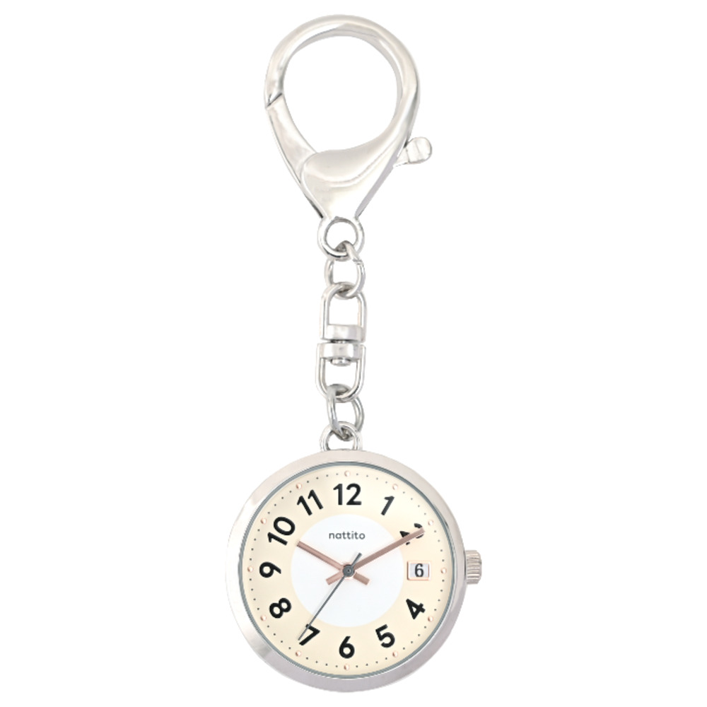 レディース 懐中時計 通販 時計 バックチャーム キーチェーン アナログ時計 ナースウォッチ キーホルダー ウォッチ ミニ 日付 カレンダー レディース |  | 01