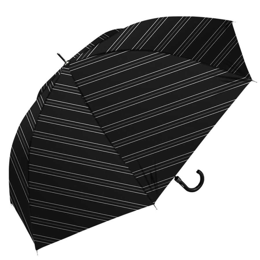 傘 メンズ 大きい 雨傘 長傘 70cm 大きめ ジャンプ傘 ワンタッチ傘 紳士傘 かさ カサ 耐風 丈夫 おしゃれ シンプル 父の日 贈り物 ギフト｜backyard-1｜02