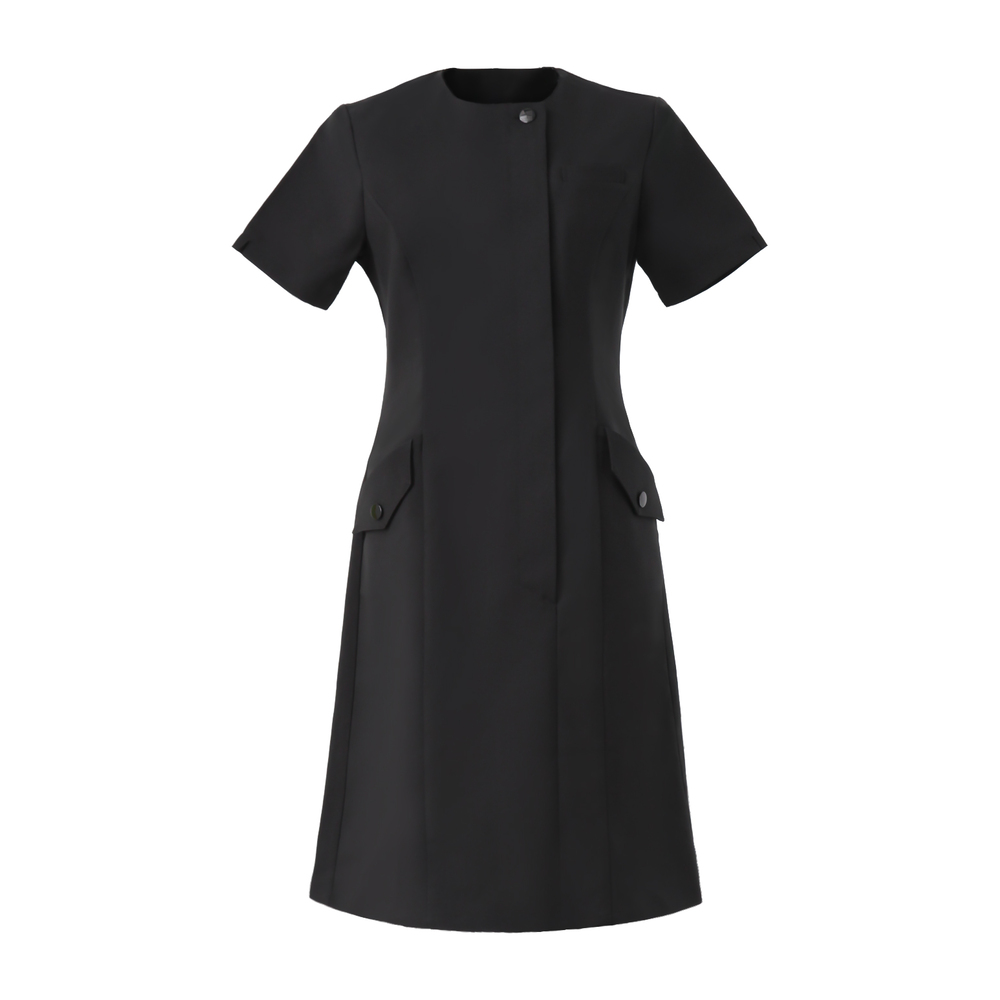 事務 ワンピース 通販 LindeLin LDL-1403 事務服 エステ ユニフォーム