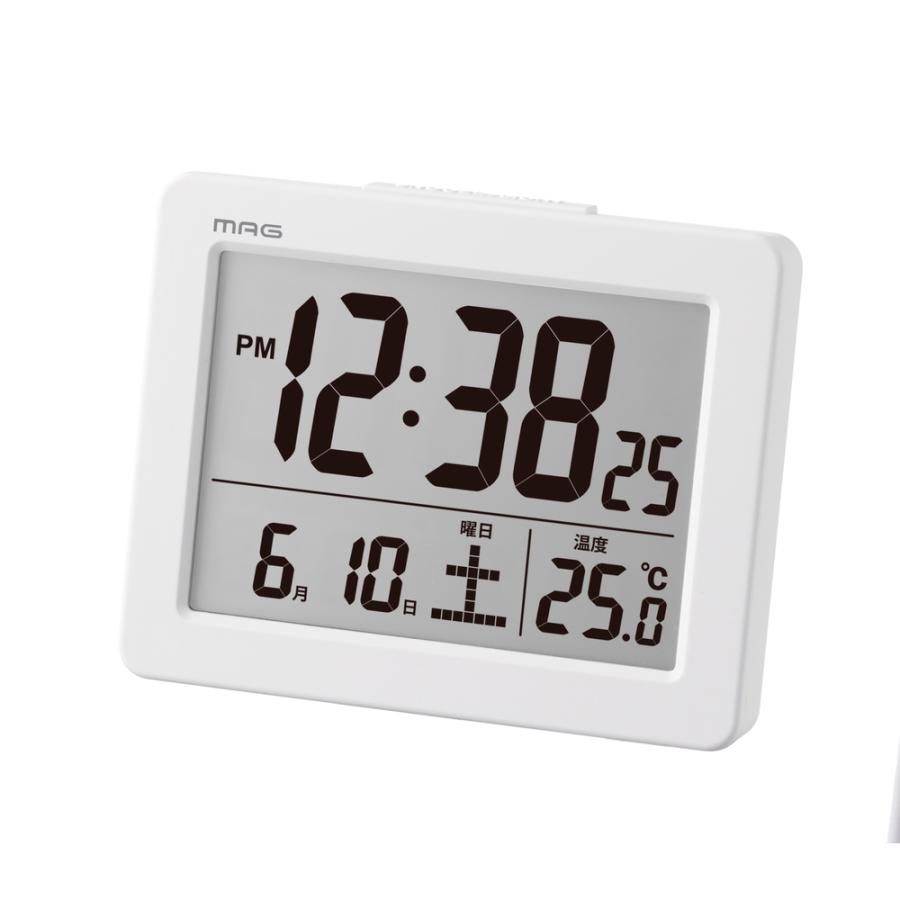 デジタル時計 おしゃれ 置き時計 見やすい表示のデジタル目覚まし時計 デジタル置き時計 MAG T-779 ブリム 置時計 時計 目覚まし時計｜backyard-1｜02