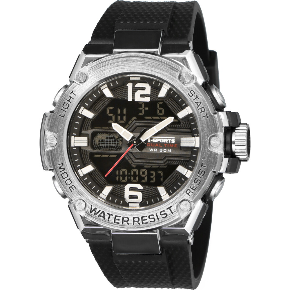 腕時計 アナログ デジタル 通販 T-SPORTS 時計 メンズ 男の子 CREPHA クレファー アナログ腕時計 デジタル腕時計 リストウォッチ メンズウォッチ｜backyard-1｜03