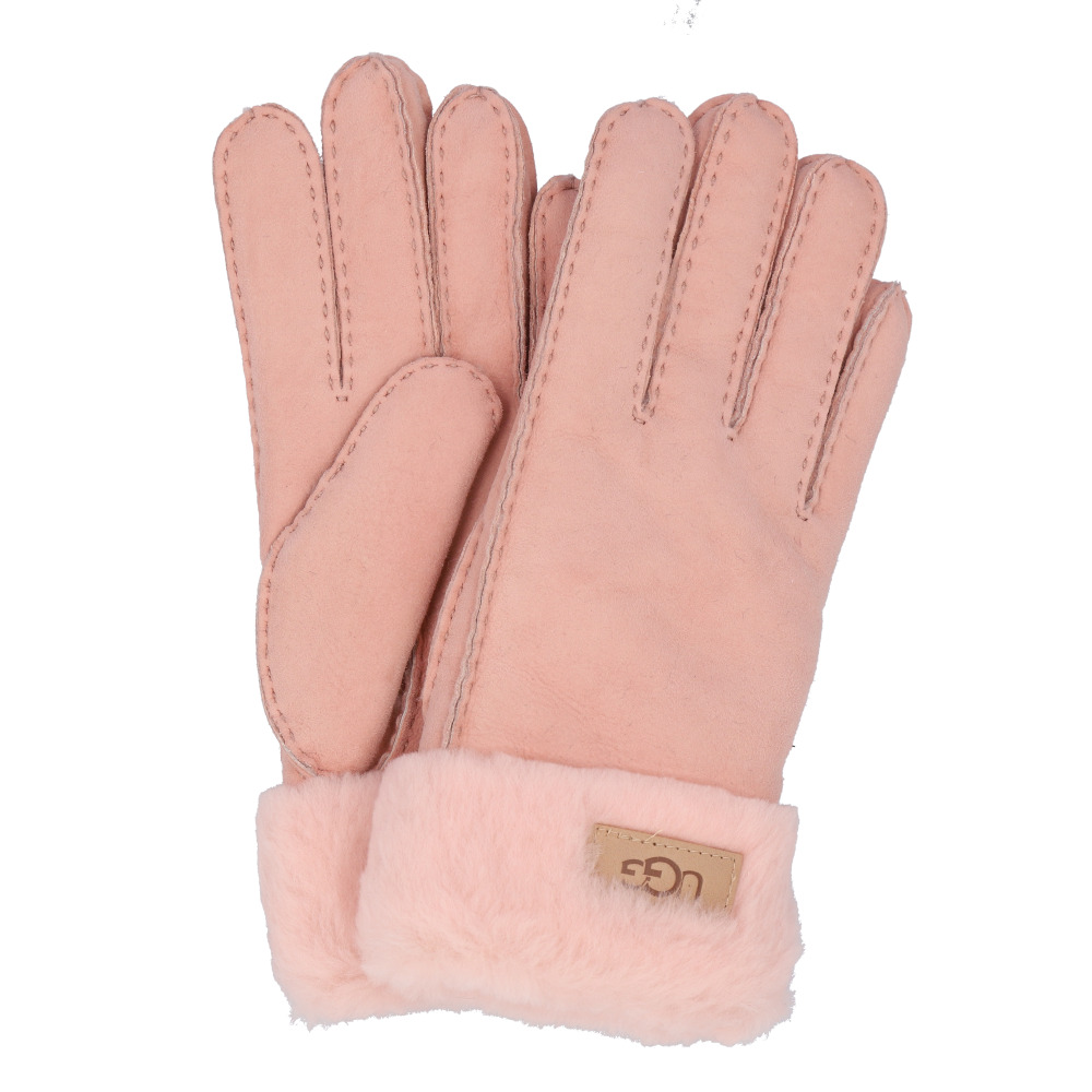 UGG 通販UGG 手袋 レディース 革 シープスキン 折り返し 防寒 冬物