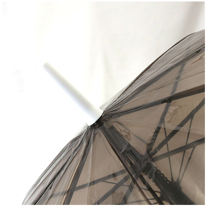 傘 レディース 透明 60cm ビニール傘おしゃれ 雨傘 長傘 ワンタッチ傘 ジャンプ傘 かさ カサ 耐風 グラスファイバー骨 女の子 中学生 高校生｜backyard-1｜10