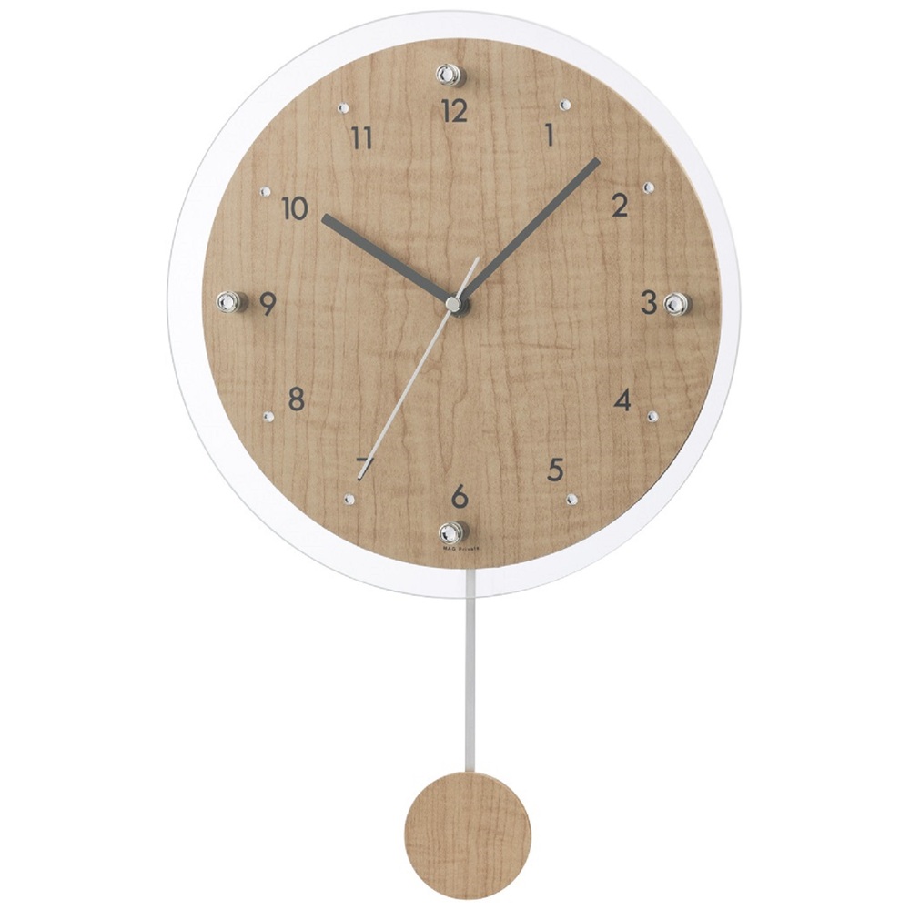 電波時計 壁掛け 振り子 通販 掛け時計 掛時計 壁時計 かけ時計 壁掛け時計 振り子時計 電波掛け時計 クロック 時計 アナログ時計 おしゃれ オシャレ | MP | 02