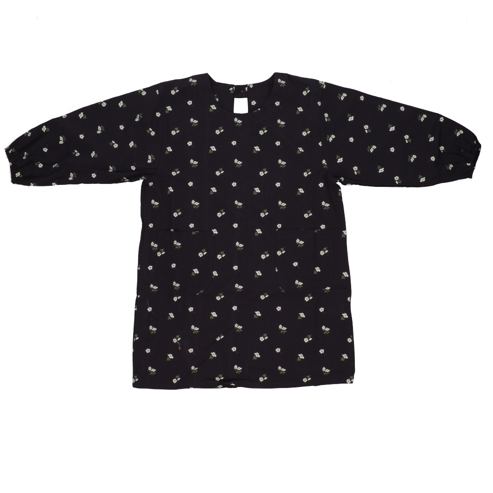 エプロン おしゃれ 通販 かっぽう着 前掛け 保育士 割烹着 長袖 カフェ