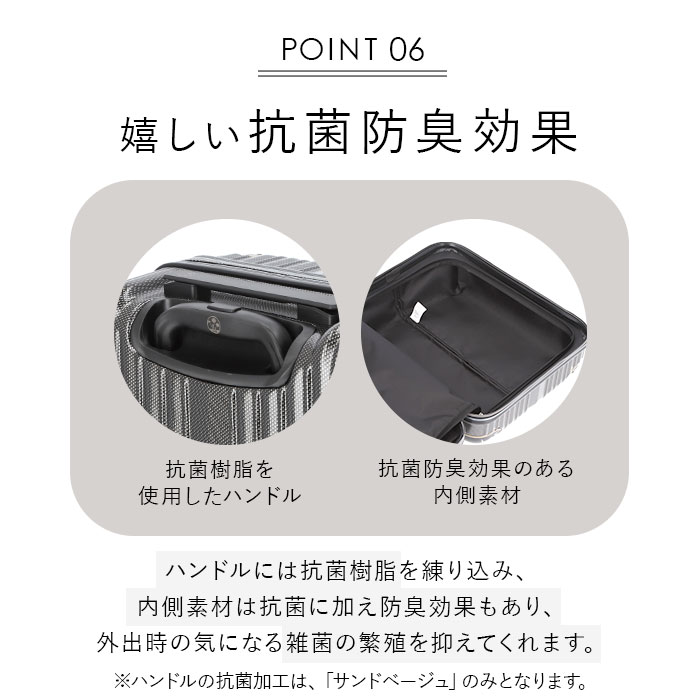 ワイズリー 通販ワイズリー スーツケース 338-2401 キャリーケース キャリーバッグ 旅行カバン コロコロ 旅行かばん メンズ レディース 拡張 37L 41L TSAロック_19