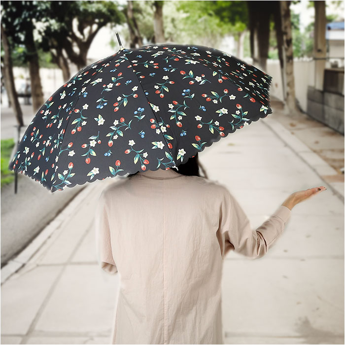 ジャンプ傘 おしゃれ 通販 ジャンプ式 雨傘 傘 長雨傘 58cm 大きめ 晴雨兼用 紫外線対策 女性 レディース かわいい 可愛い お洒落 梅雨対策 通勤 通学｜backyard-1｜23