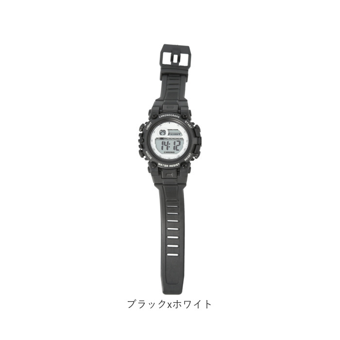 field work フィールドワーク 腕時計 防水 通販 時計 ウォッチ デジタル時計 デジタル スリー 3気圧 気圧 ストップウォッチ スプリットタイム バックライト | field work | 12