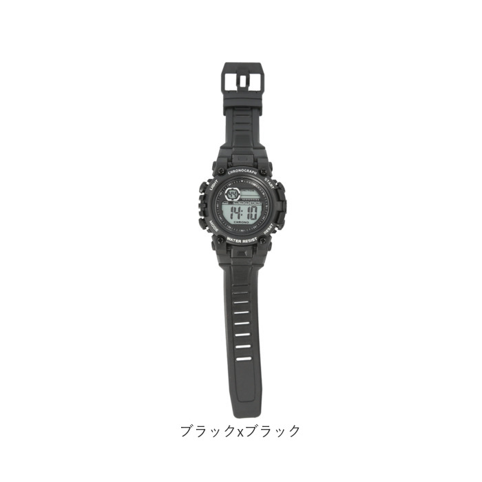 field work フィールドワーク 腕時計 防水 通販 時計 ウォッチ デジタル時計 デジタル スリー 3気圧 気圧 ストップウォッチ スプリットタイム バックライト | field work | 13