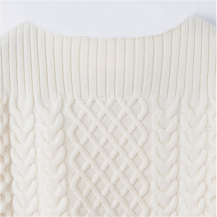 マインド MIND マインド ケーブルニット セーター レディース 長袖 通販 プルオーバー 重ね着 レイヤード ボードネック 保温性 伸縮性 吸湿性 型崩れしにくい |  | 14