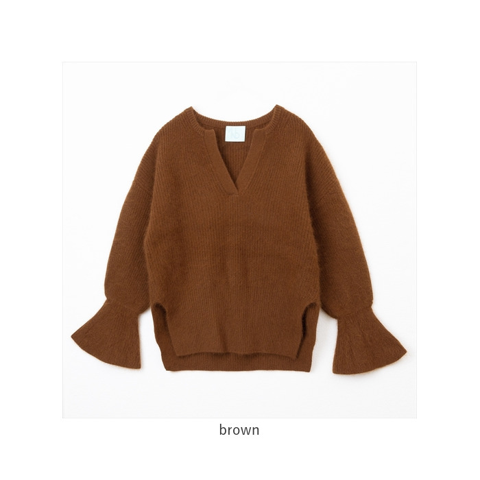 MIND マインド ラクーン シルクニット 通販 セーター キーネックニット 重ね着 レイヤード シルク ニット ドロップショルダー シルクウール キーネック MIND マインド ラクーン シルクニット 通販 セーター キーネック