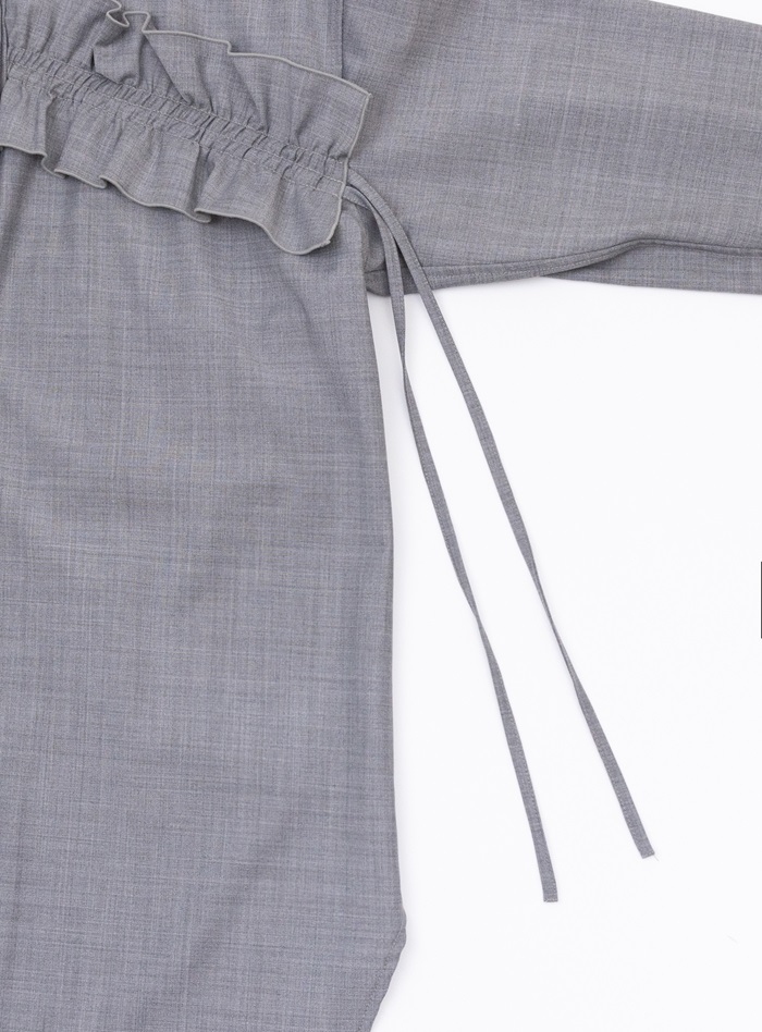 マインド MIND フリル ブラウス 長袖 通販 フリルブラウス 長袖