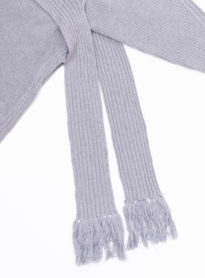 フリンジマフラーニット MIND フリンジマフラーニット 通販 ニット セーター リブニット タートルネック ハイネック ウール レディース おしゃれ きれいめ |  | 13