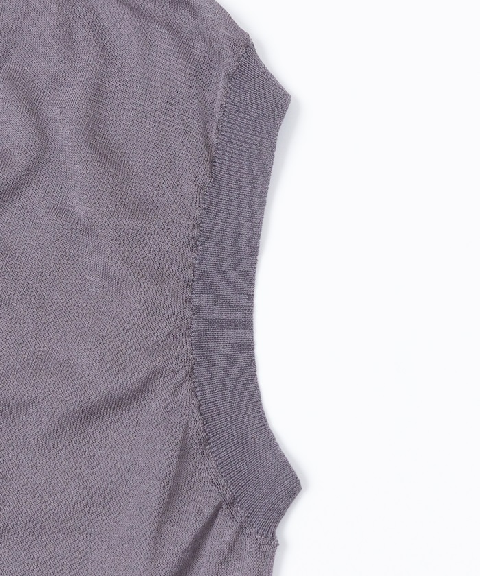 マインド MIND マインド シアーベスト ベスト 通販 チョッキ レイヤード 重ね着 透け感 Vネック vネック ノースリーブ 触り心地がよい レディース 上品 |  | 14