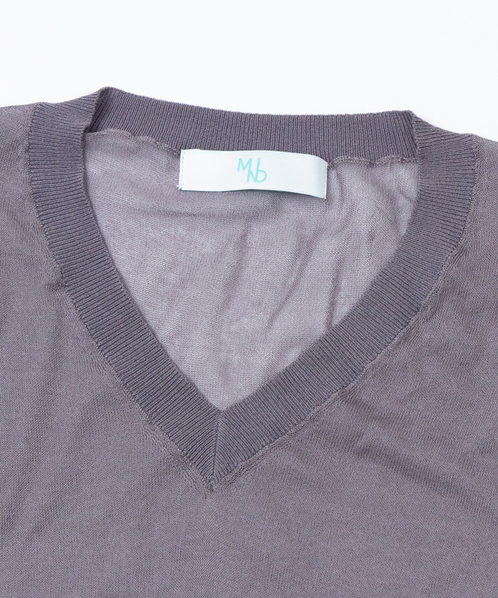 マインド MIND マインド シアーベスト ベスト 通販 チョッキ レイヤード 重ね着 透け感 Vネック vネック ノースリーブ 触り心地がよい レディース 上品 |  | 15