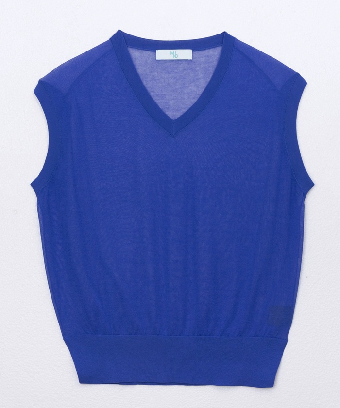 マインド MIND マインド シアーベスト ベスト 通販 チョッキ レイヤード 重ね着 透け感 Vネック vネック ノースリーブ 触り心地がよい レディース 上品 |  | 17