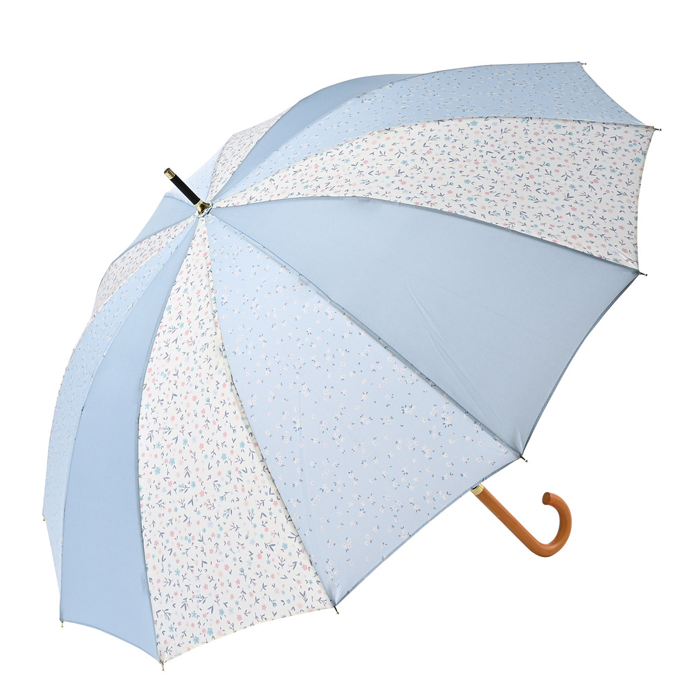 ニフティカラーズ 長傘 通販 nifty colors 傘 レディース 手開き 55cm 晴雨兼用 12本骨 かさ カサ １２本骨 おしゃれ シンプル 丈夫 グラスファイバー 親骨 |  | 05