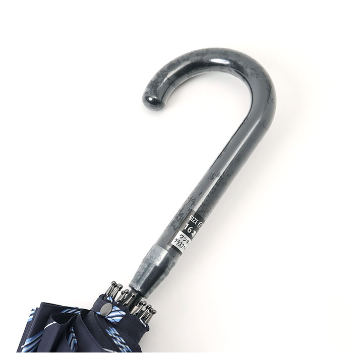 長傘 65cm 16本骨 メンズ 通販 雨傘 傘 かさ カサ アンブレラ メンズ傘 グラスファイバー骨 丈夫 風に強い 骨が多い カジュアル かっこいい 紳士 男性 長傘 |  | 17