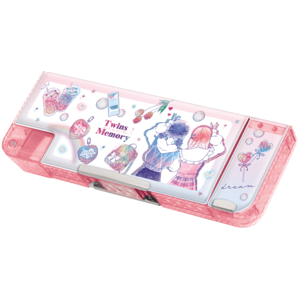 筆箱 小学生 通販 ペンケース 箱型 両面開き ふでばこ ソフトペンケース かわいい コンパクト 小学校 女の子 入学準備 入学祝い ギフト 文具 文房具 子供 筆箱 | CRUX | 01