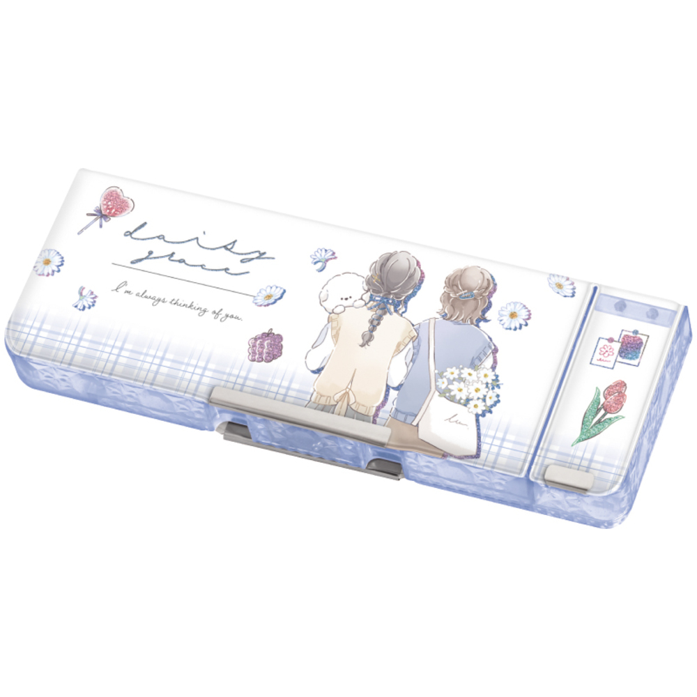 筆箱 小学生 通販 ペンケース 箱型 両面開き ふでばこ ソフトペンケース かわいい コンパクト 小学校 女の子 入学準備 入学祝い ギフト 文具 文房具 子供 筆箱 | CRUX | 02