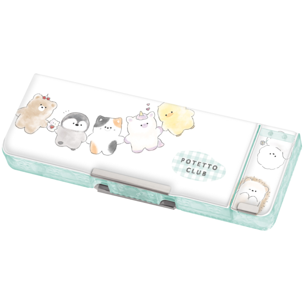 筆箱 小学生 通販 ペンケース 箱型 両面開き ふでばこ ソフトペンケース かわいい コンパクト 小学校 女の子 入学準備 入学祝い ギフト 文具 文房具 子供 筆箱 | CRUX | 04