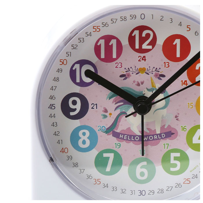 目覚まし時計 子供 通販 子ども こども 知育 置き時計 アラームクロック アナログ めざまし時計 卓上時計 アラーム 電池式 針時計 かわいい  壊れにくい :18n02:BACKYARD FAMILY インテリアタウン 通販 