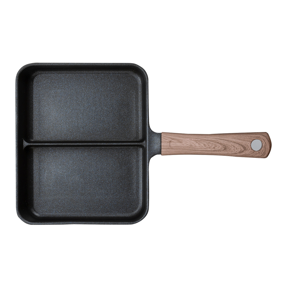 IH対応 仕切り フライパン 通販 仕切りフライパン お弁当 卵焼き 角フライパン 四角い コパン copan アウトドア 調理器具 手入れ 焦げにくい 熱伝導 IH対応 | copan | 01