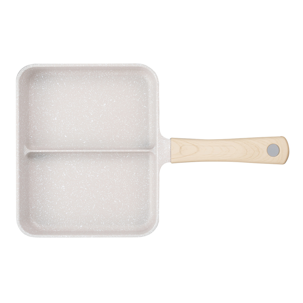 IH対応 仕切り フライパン 通販 仕切りフライパン お弁当 卵焼き 角フライパン 四角い コパン copan アウトドア 調理器具 手入れ 焦げにくい 熱伝導 IH対応 | copan | 02