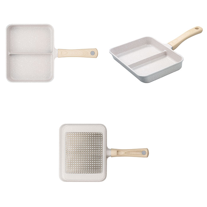 IH対応 仕切り フライパン 通販 仕切りフライパン お弁当 卵焼き 角フライパン 四角い コパン copan アウトドア 調理器具 手入れ 焦げにくい 熱伝導 IH対応 | copan | 11