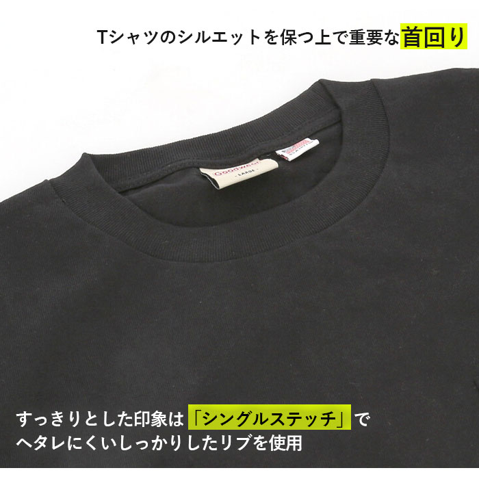 goodwear 通販goodwear tシャツ グッドウェア 2w72501 メンズ シャツ Goodwear USA 半袖tシャツ スーパービッグ無地ポケットT トップス インナー アンダーウェア | Goodwear | 11