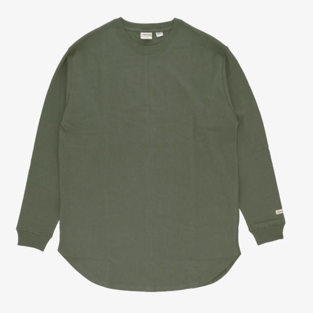ロンt メンズ ブランド 通販 goodwear 長袖 tシャツ ロングスリーブ グッドウェア おしゃれ シンプル 無地 秋 冬 秋服 アースカラー ラウンドカット 大きめ | Goodwear | 06
