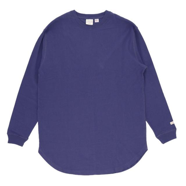 ロンt メンズ ブランド 通販 goodwear 長袖 tシャツ ロングスリーブ グッドウェア おしゃれ シンプル 無地 秋 冬 秋服 アースカラー ラウンドカット 大きめ | Goodwear | 08