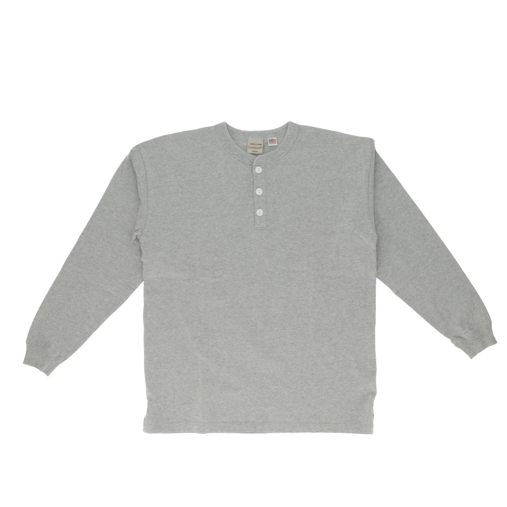 goodwear 通販goodwear 長袖 tシャツ グッドウェア 2w75512 メンズ シャツ Goodwear USA ロンt シャツ 袖リブヘンリーネックロンT トップス インナー | Goodwear | 03