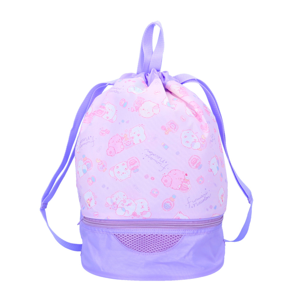 高波クリエイト プールバッグ 2WAY ボンサック型 通販 ビーチバッグ ナップサック プールバック ビーチバック リュックサック スイムバッグ 高波クリエイト | すみっコぐらし | 15