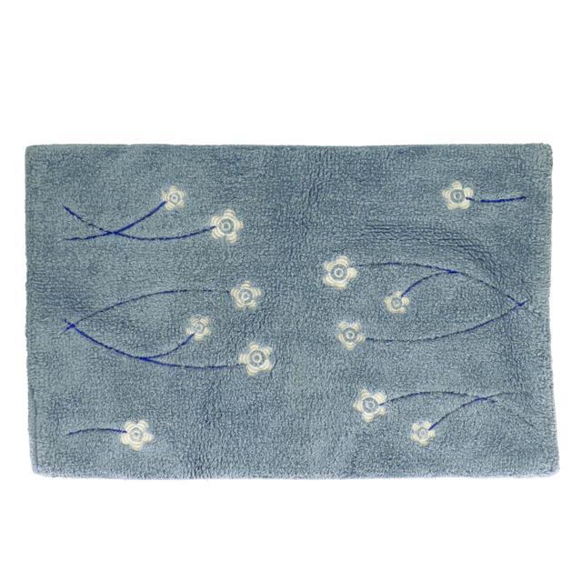 バスマット 通販バスマット コットン 足拭きマット 綿100 洗える 70cm バス用品 バスルーム おしゃれ かわいい フラワー 花柄 45×70 厚手 浴室 雑貨 バスマット | BACKYARD FAMILY | 02