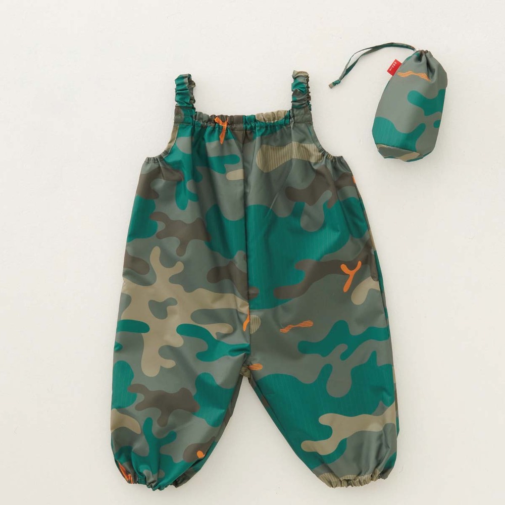 三国 mikuni 通販mikuni 三国 ジャンプスーツ ベビー プレイウェア プレイウエア 遊び着 お砂場着 オールインワン レインコート レインウェア 巾着つき | 392 plus m | 01