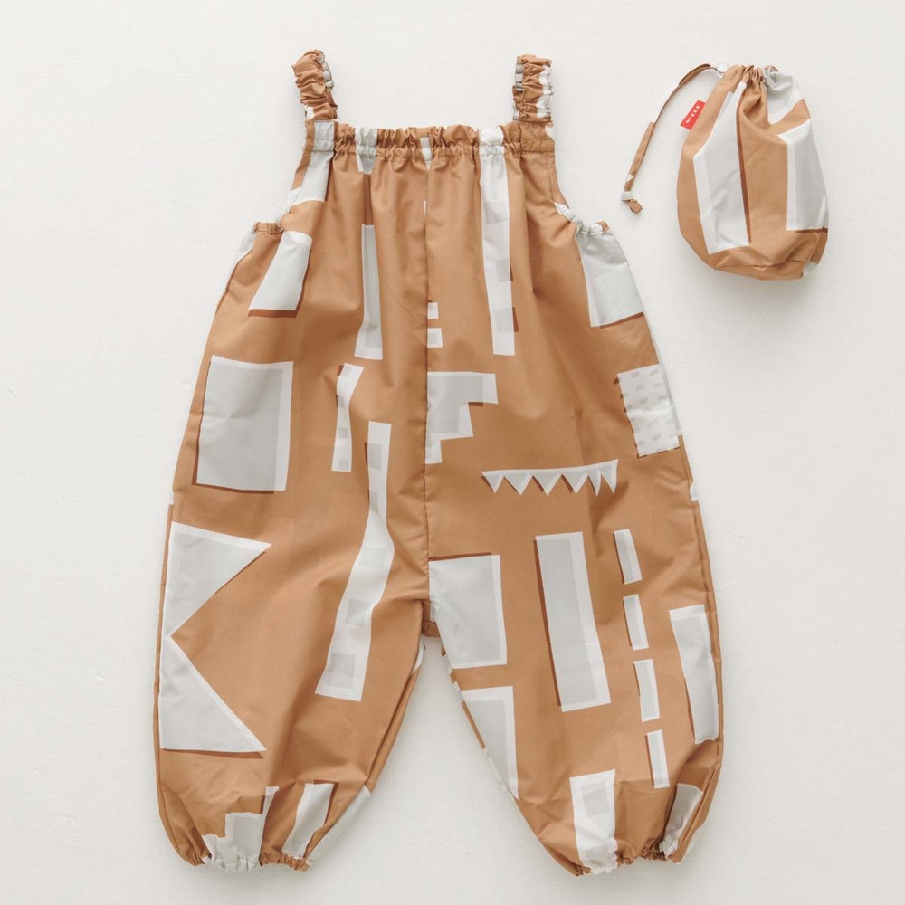 三国 mikuni 通販mikuni 三国 ジャンプスーツ ベビー プレイウェア プレイウエア 遊び着 お砂場着 オールインワン レインコート レインウェア 巾着つき | 392 plus m | 07