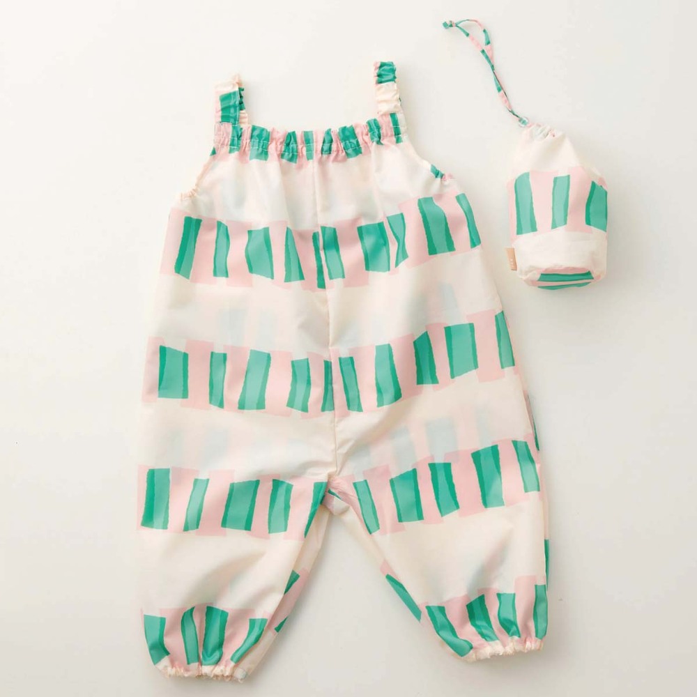 三国 mikuni 通販mikuni 三国 ジャンプスーツ ベビー プレイウェア プレイウエア 遊び着 お砂場着 オールインワン レインコート レインウェア 巾着つき | 392 plus m | 09