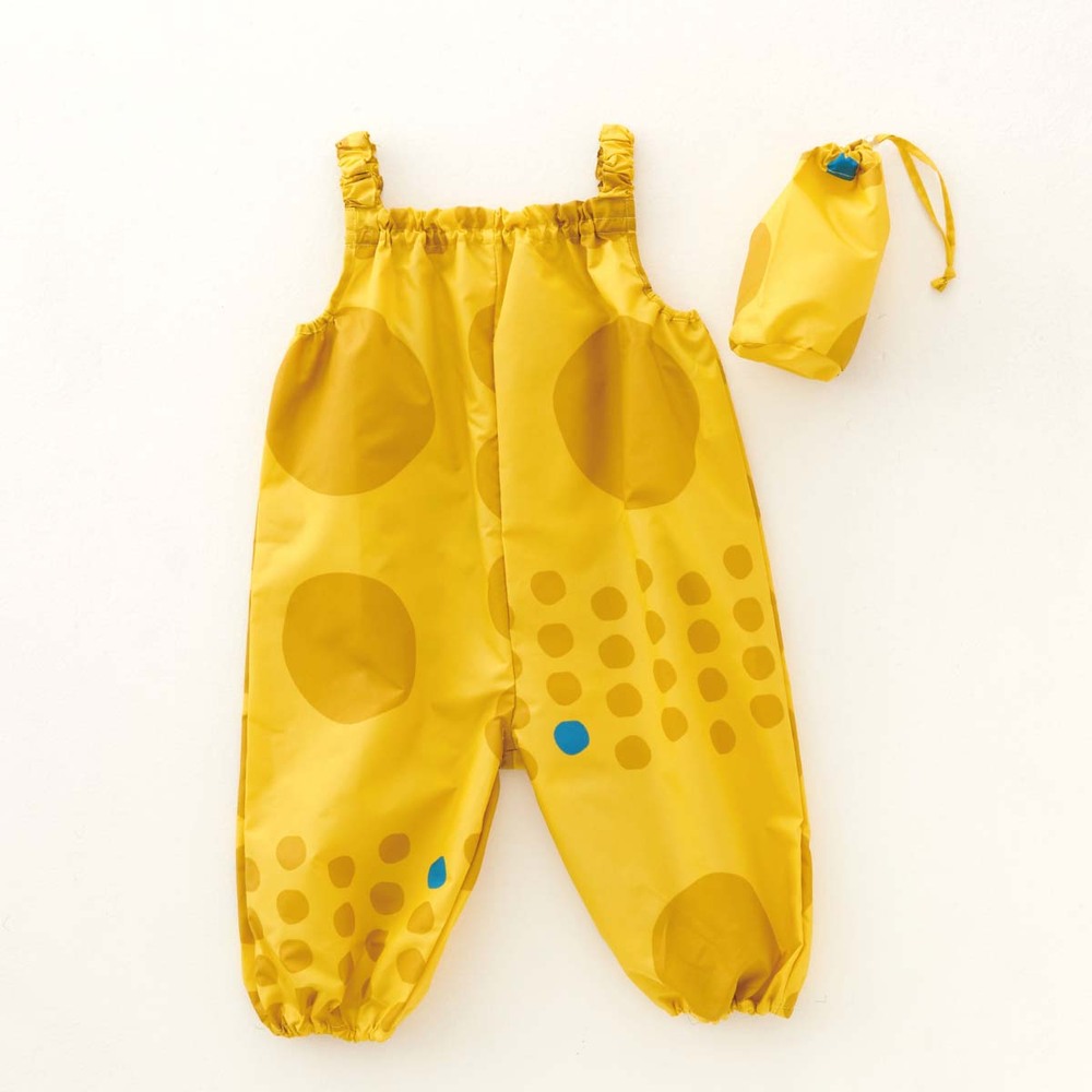 三国 mikuni 通販mikuni 三国 ジャンプスーツ ベビー プレイウェア プレイウエア 遊び着 お砂場着 オールインワン レインコート レインウェア 巾着つき | 392 plus m | 04