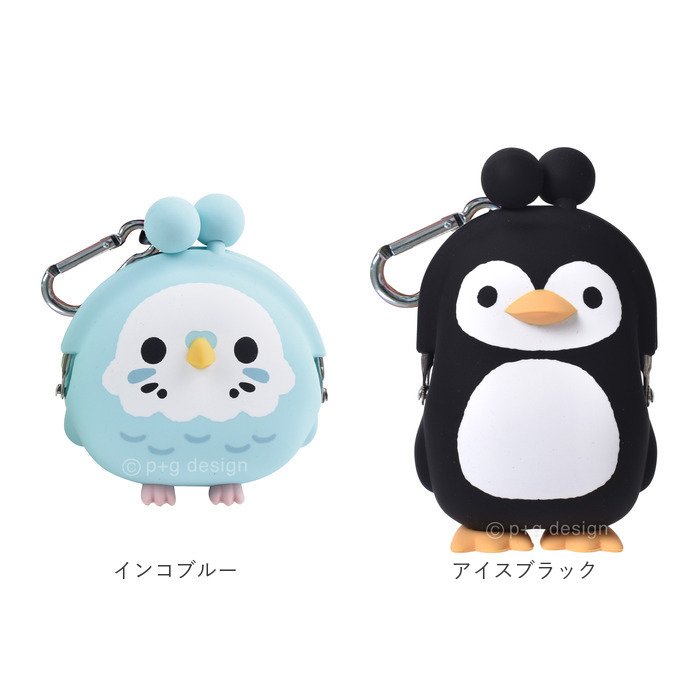 p+g design シリコン がま口 キャラクター 通販 シリコンポーチ がま口
